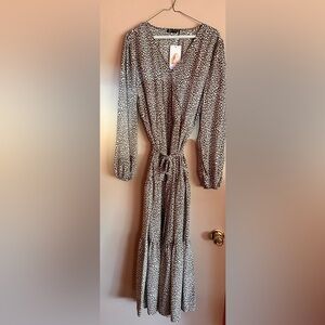 New dress with tags maxi beige/tan SZ XL